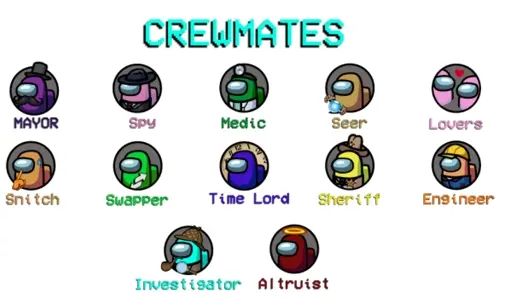 Nuevos Roles para los tripulantes en Town Of Us