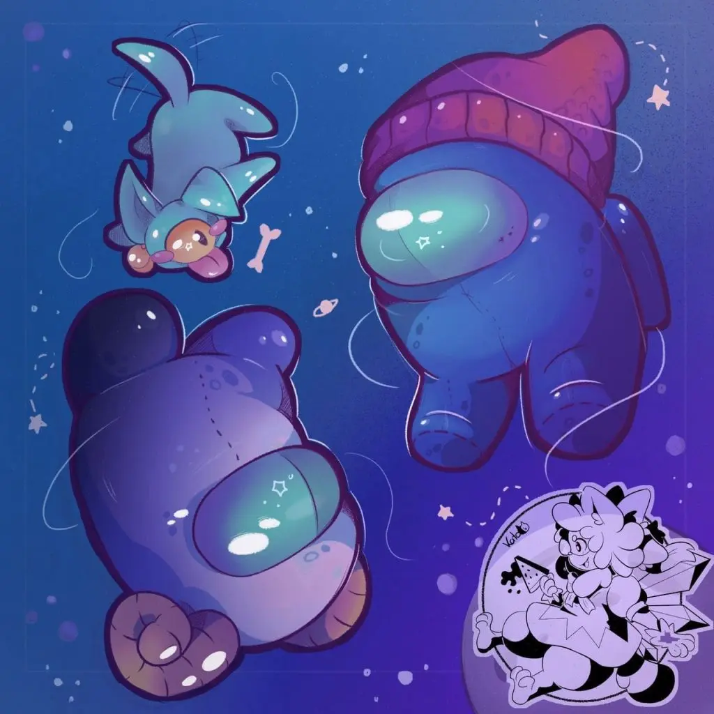 fanart among us cutes