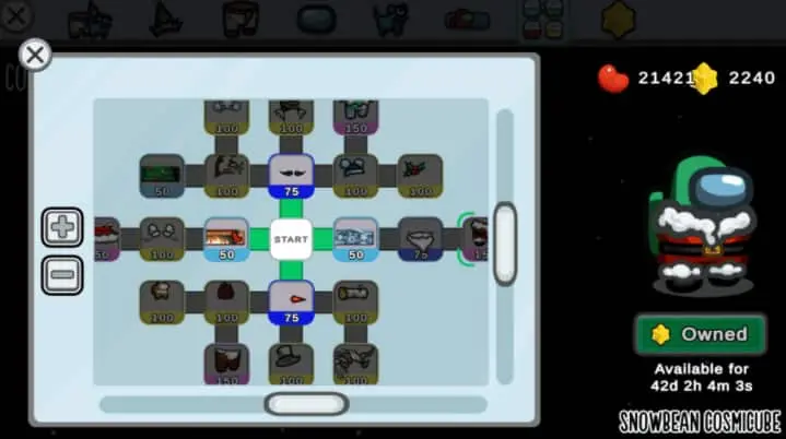 cosmicubes among us christmas