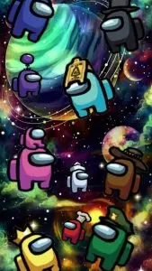 among us crewmates android wallpaper