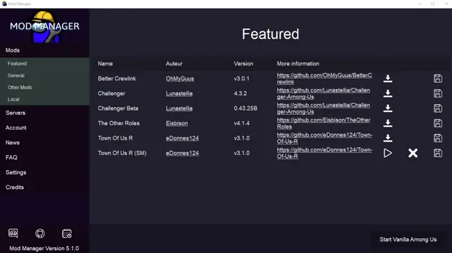 Among Us MOD Manager