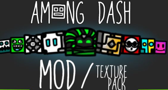 Descargar Geometry Dash Mod para Among Us (Pack de texturas)
